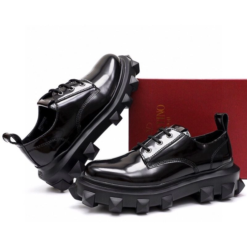 EyeCatching Vxlxntino Leather Shoes 233447