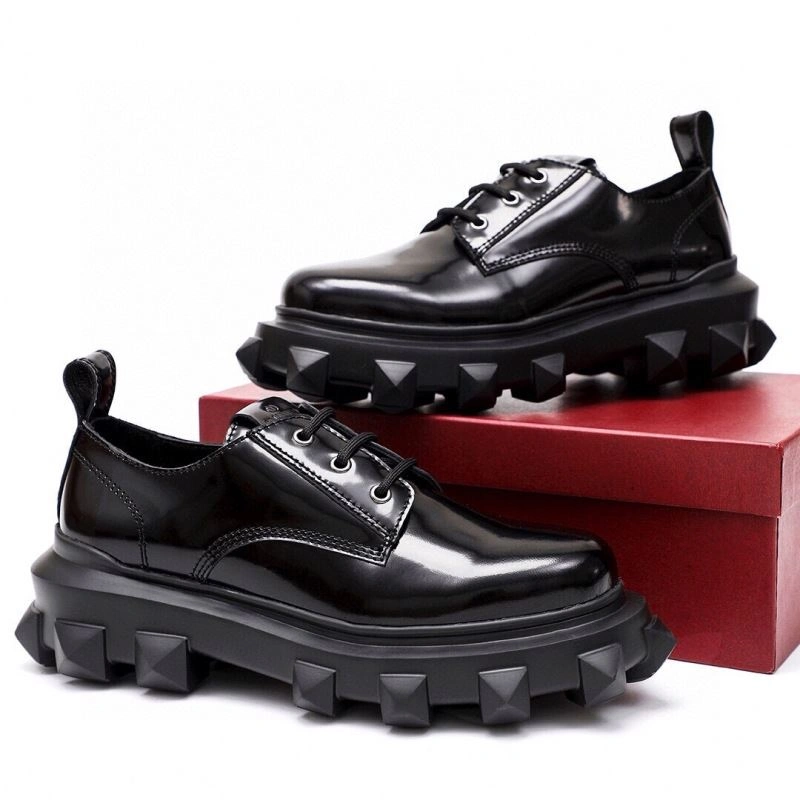 EyeCatching Vxlxntino Leather Shoes 233447