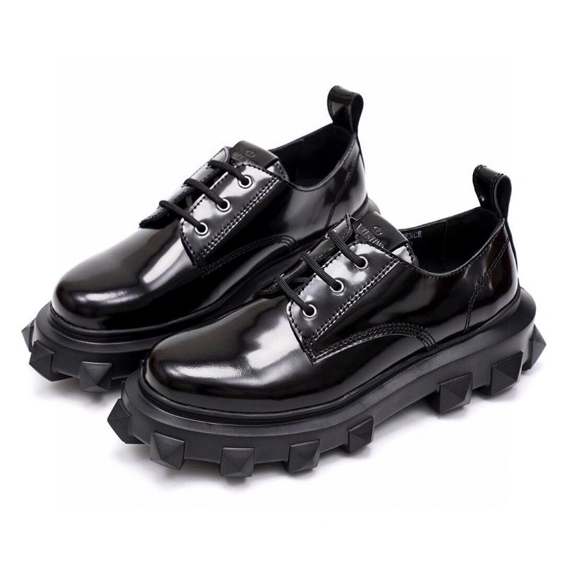 EyeCatching Vxlxntino Leather Shoes 233447