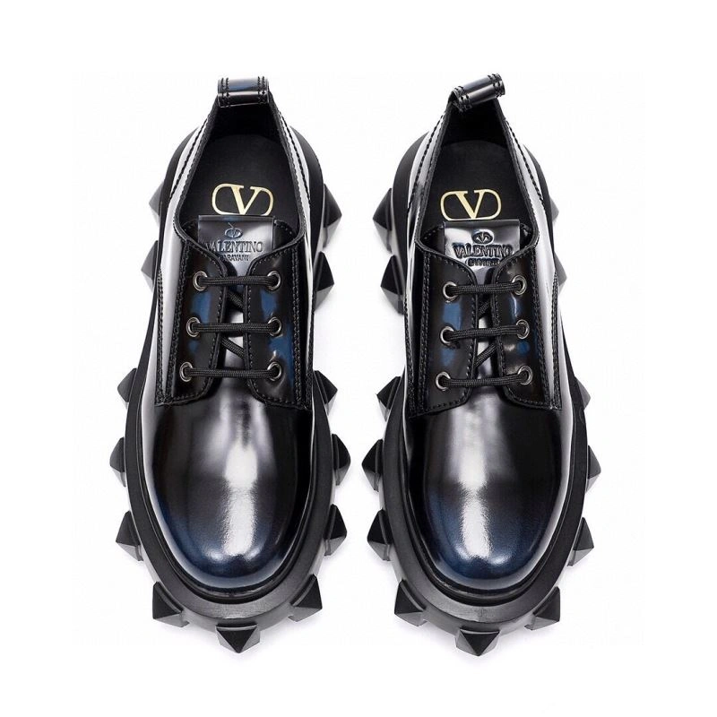 Refined Vxlxntino Leather Shoes 233445