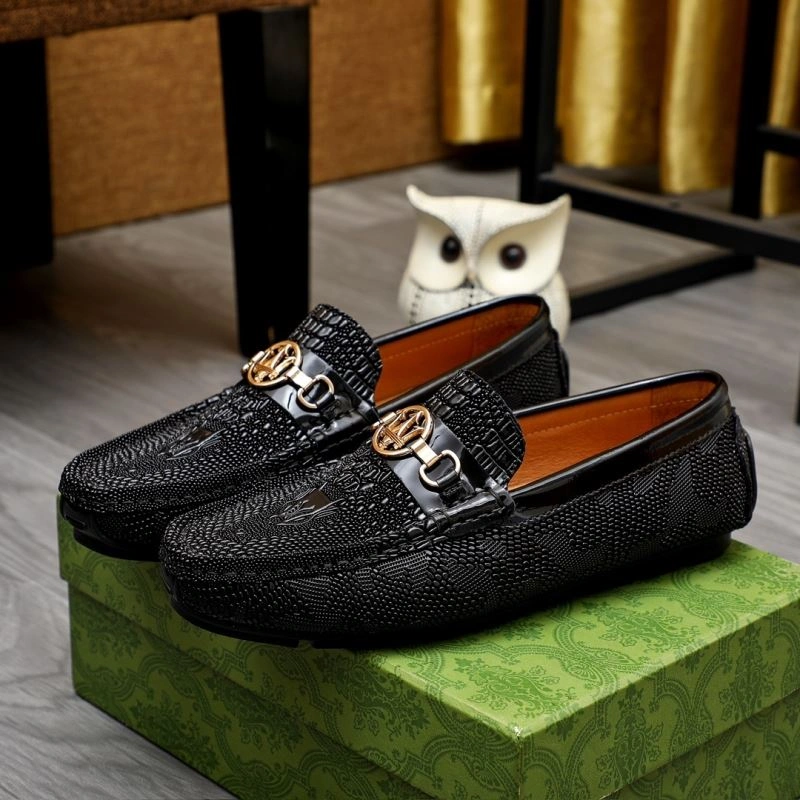 Versatile Gxccx Leather Shoes 167096