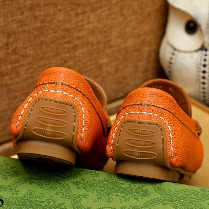 Gxccx Leather Shoes Breathable 167088