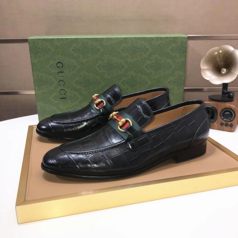 Vibrant Gxccx Leather Shoes 160628