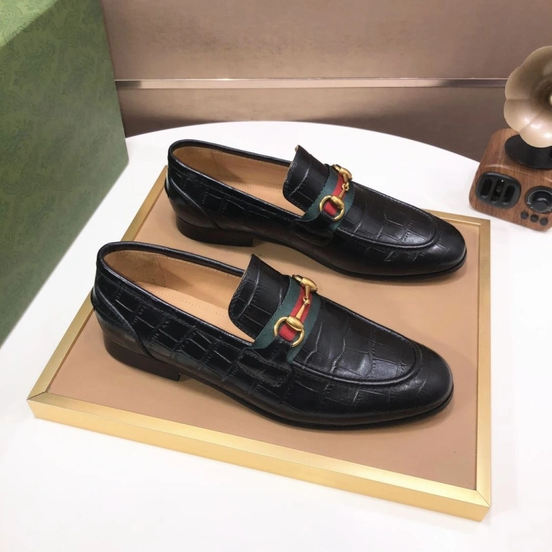 Vibrant Gxccx Leather Shoes 160628