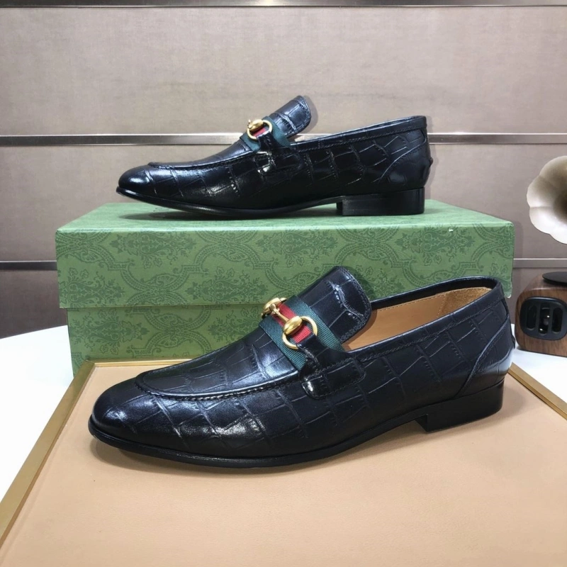 Vibrant Gxccx Leather Shoes 160628