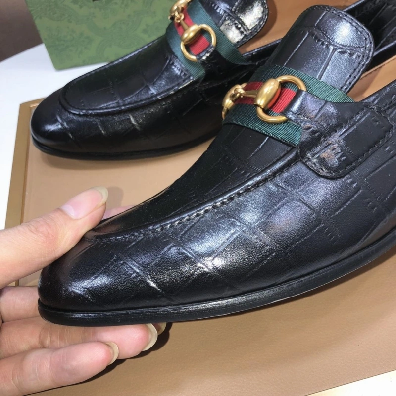 Vibrant Gxccx Leather Shoes 160628