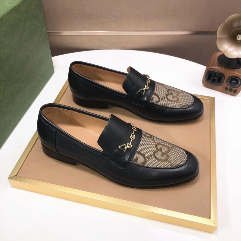 Elegant Gxccx Leather Shoes 160621