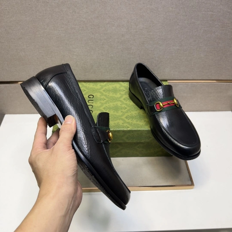 Vibrant Gxccx Leather Shoes 160529