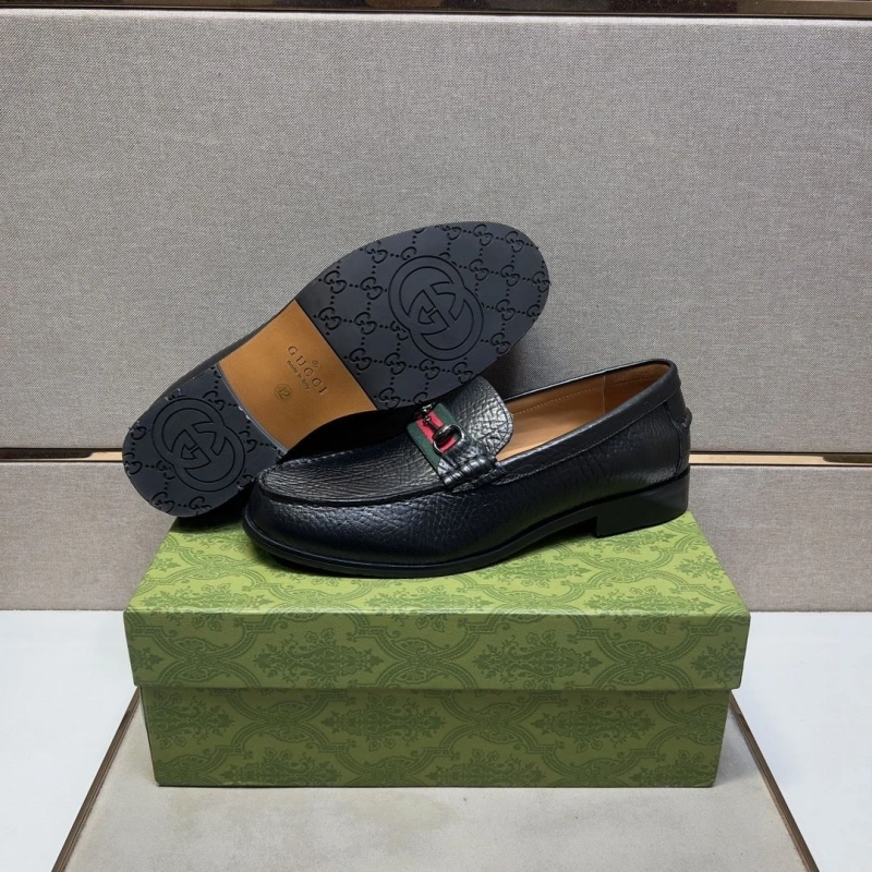 Vibrant Gxccx Leather Shoes 160517