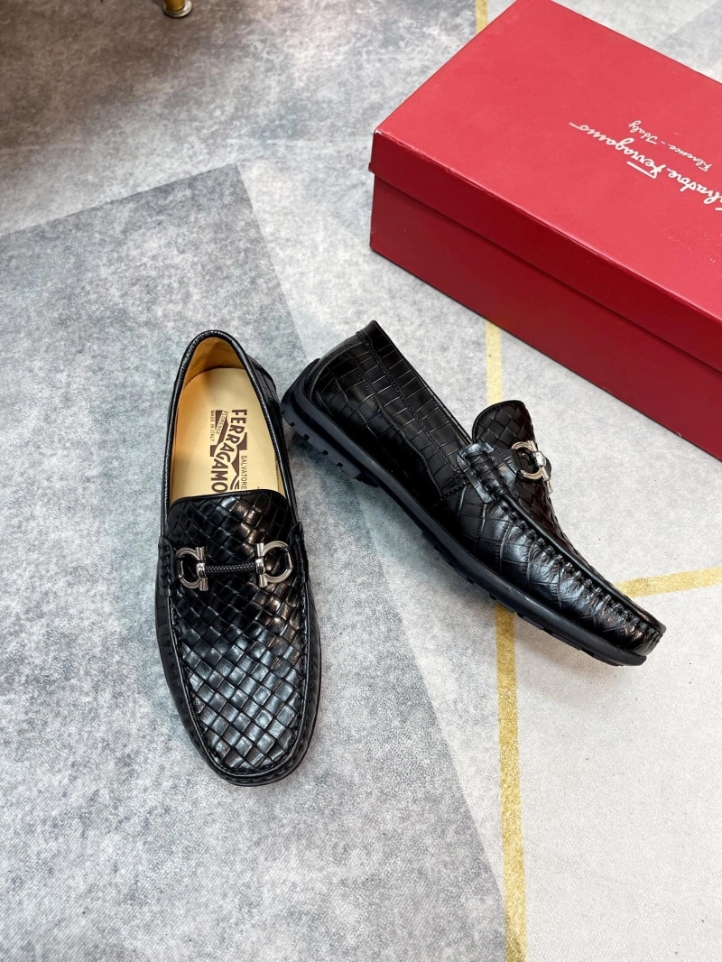 Soft Bxttxga Vxnxta Leather Shoes 113060