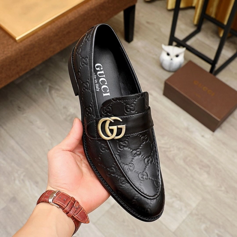 Trendsetting Gxccx Leather Shoes 160479