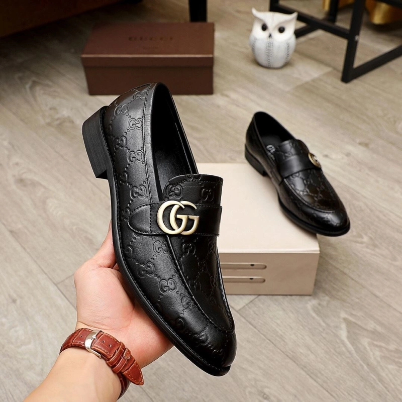 Trendsetting Gxccx Leather Shoes 160479