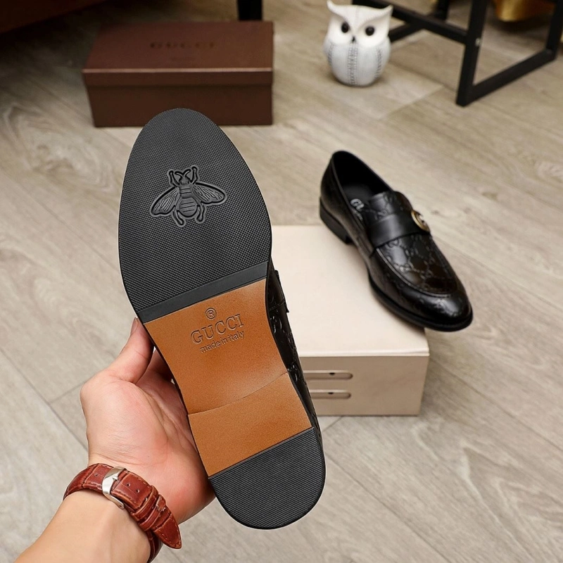 Trendsetting Gxccx Leather Shoes 160479