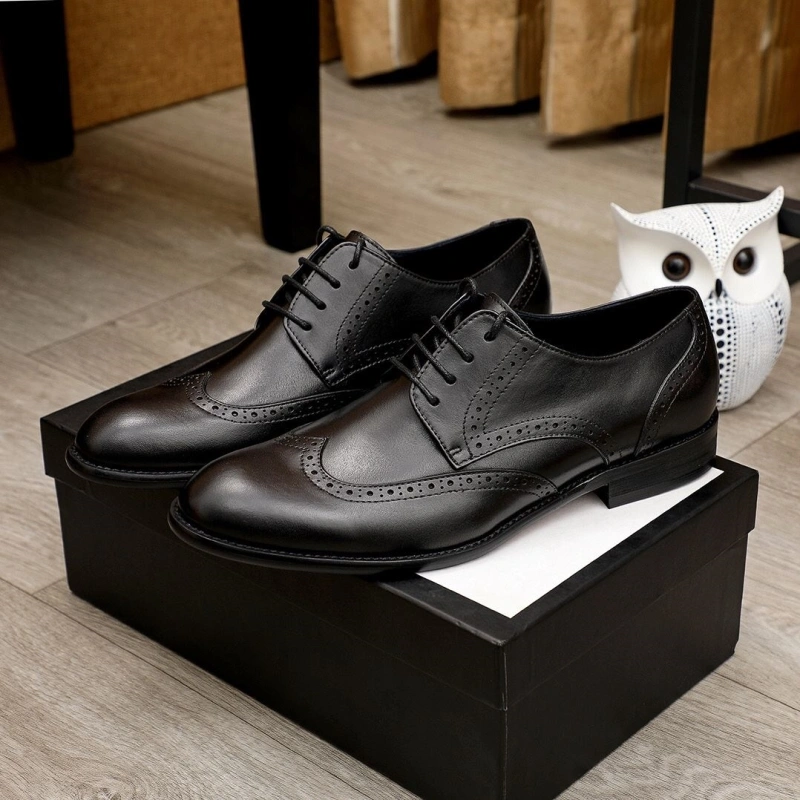 Gxccx Leather Shoes Breathable 160474