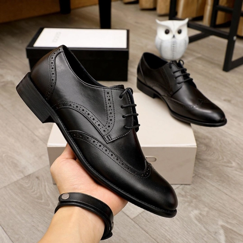 Gxccx Leather Shoes Breathable 160474