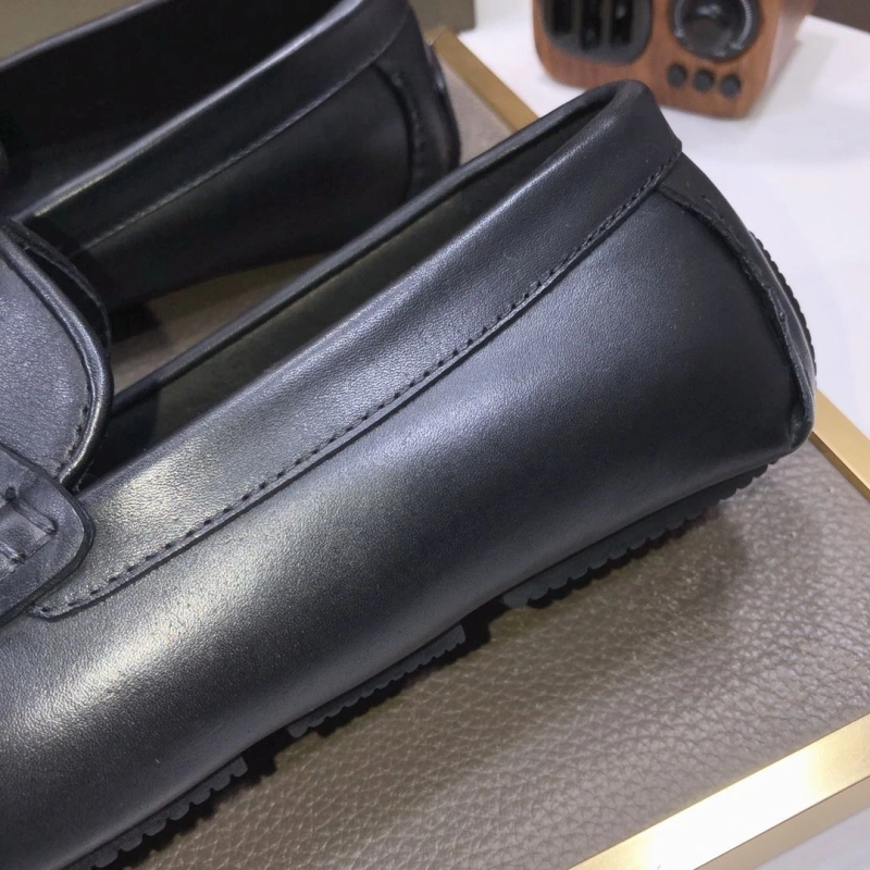 Lightweight Bxttxga Vxnxta Leather Shoes 113052