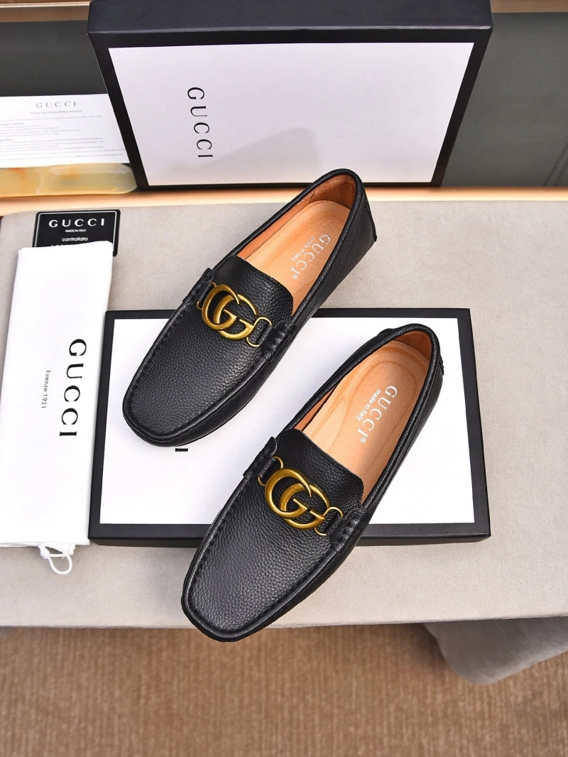 Trendsetting Gxccx Leather Shoes 160446
