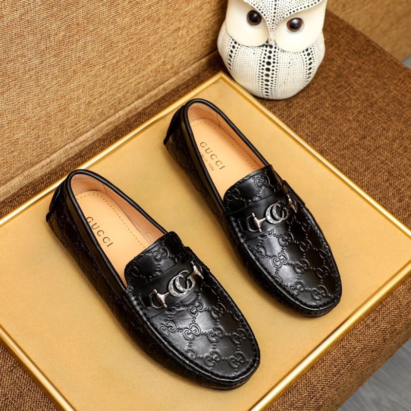 EyeCatching Gxccx Leather Shoes 160398