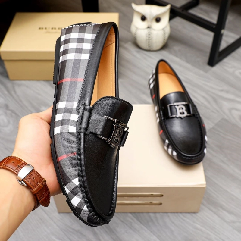 Soft Bxrbxrry Leather Shoes 115221