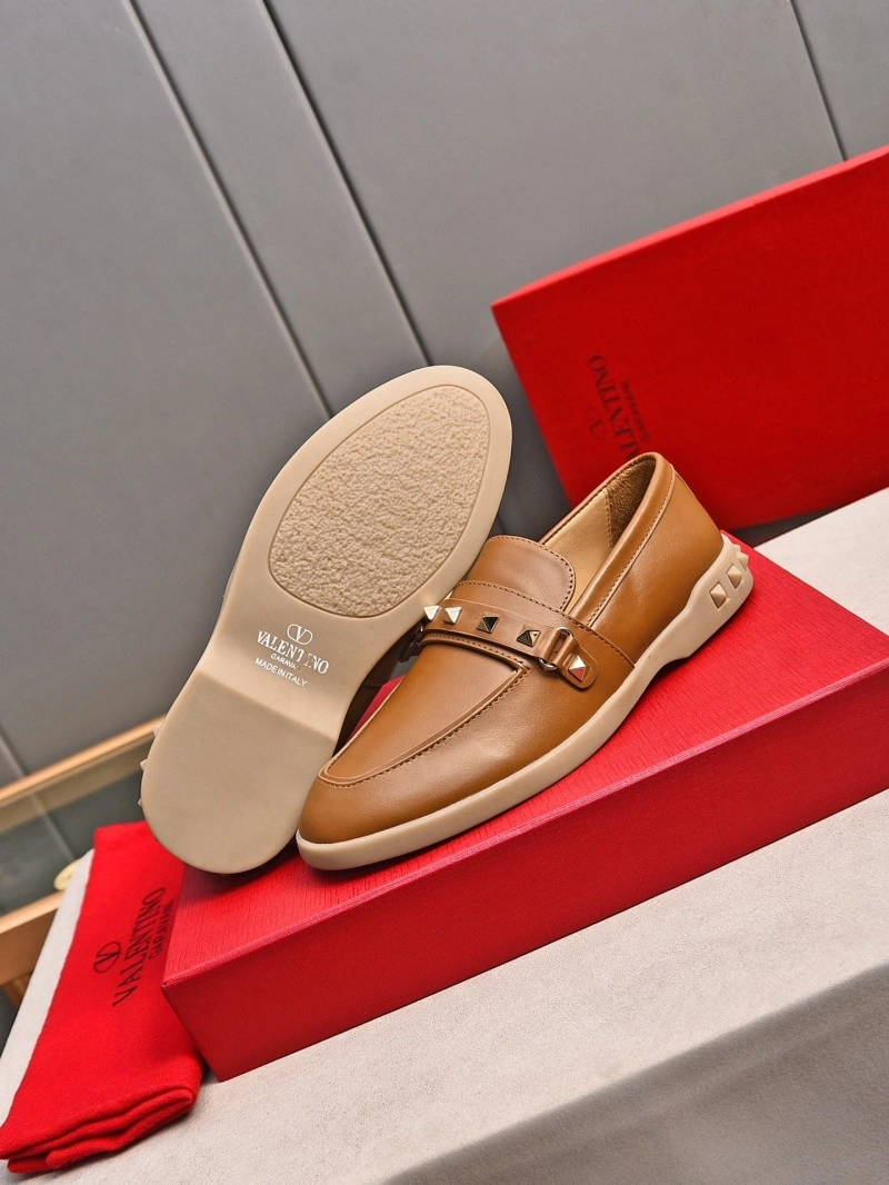 Flexible Vxlxntino Leather Shoes 231274