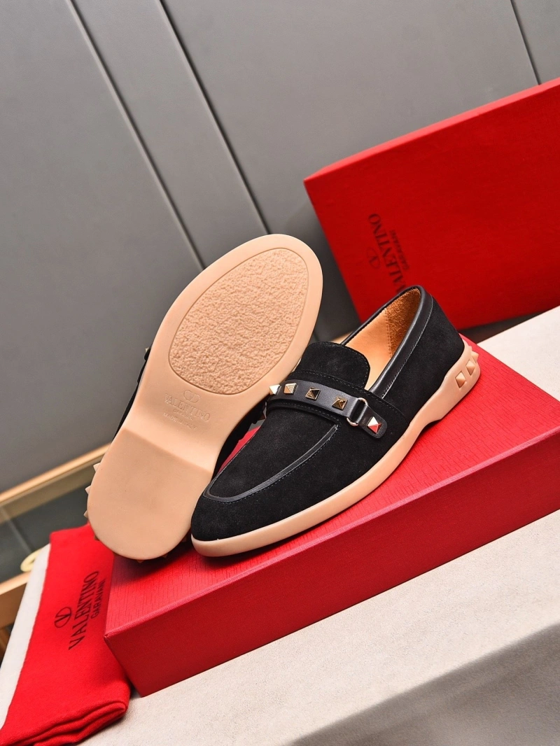 Flexible Vxlxntino Leather Shoes 231271