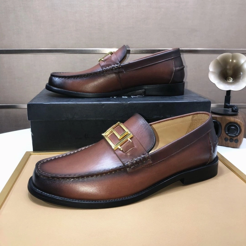 Gxvxnchy Leather Shoes Flexible 153638