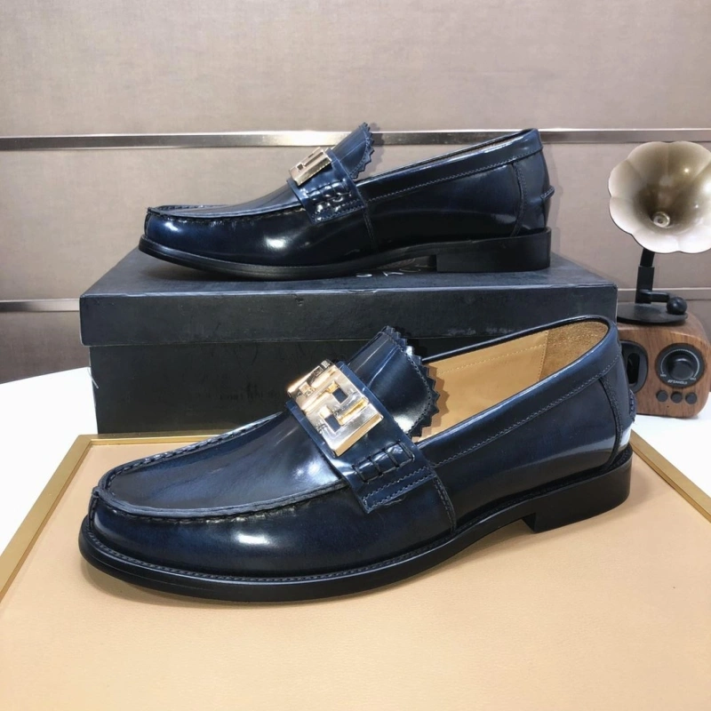 Trendy Gxvxnchy Leather Shoes 153645