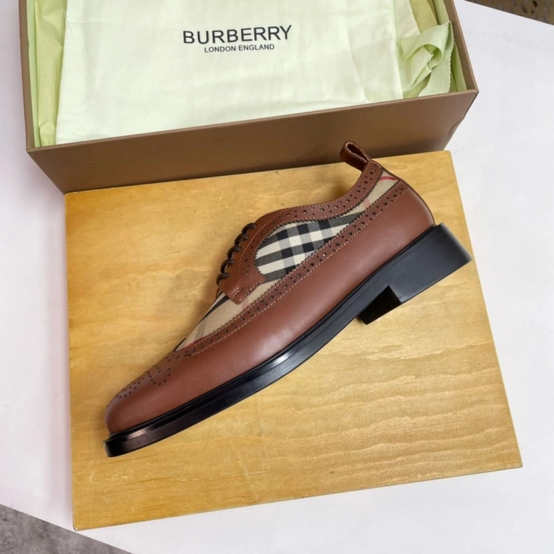 Comfortable Bxrbxrry Leather Shoes 115208