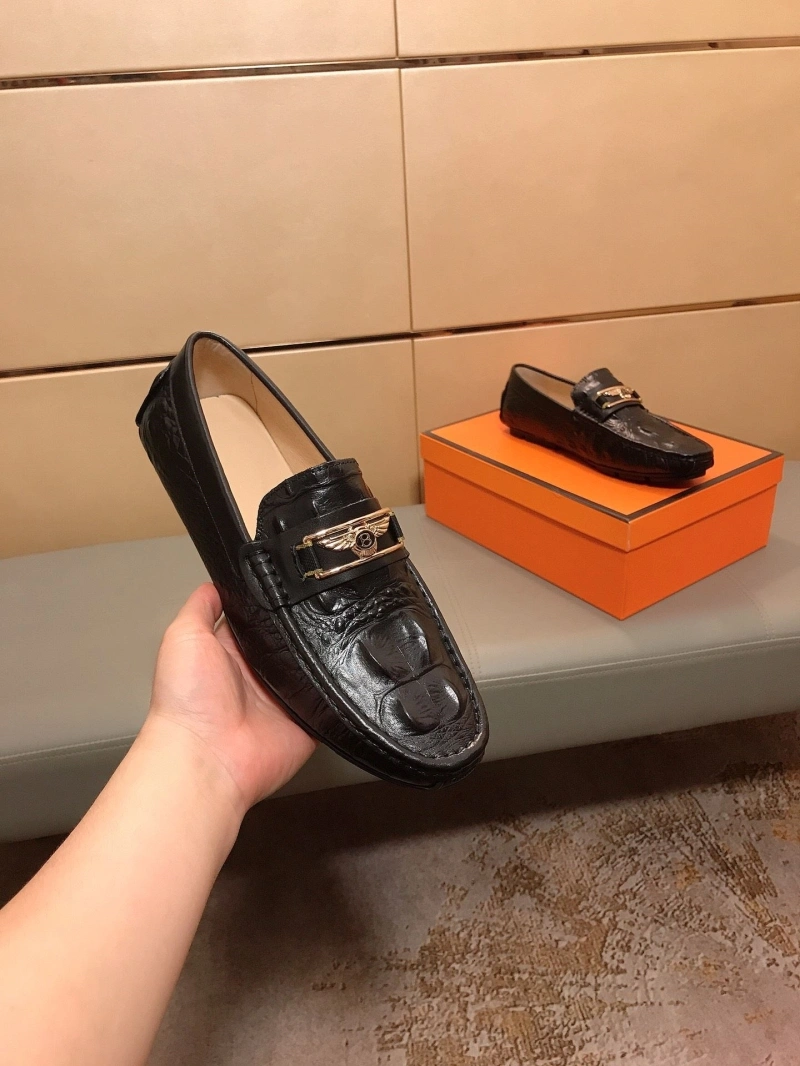 Trendy Bxrbxrry Leather Shoes 115205