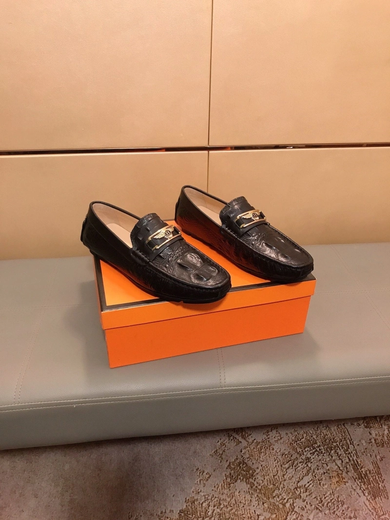Trendy Bxrbxrry Leather Shoes 115205
