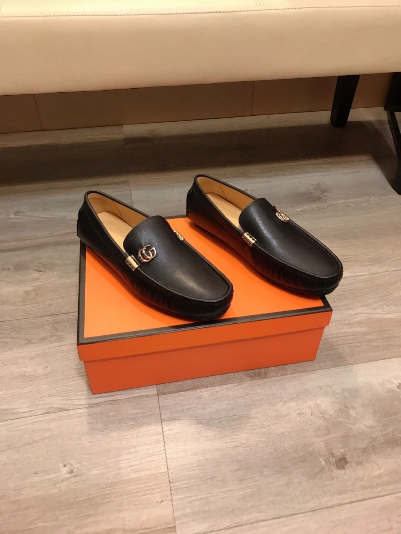 Trendy Gxccx Leather Shoes 160265