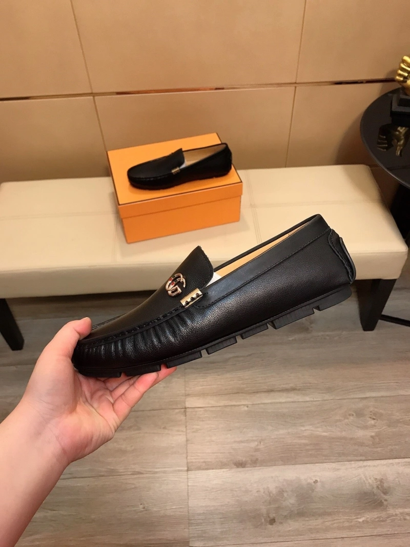 Trendy Gxccx Leather Shoes 160265