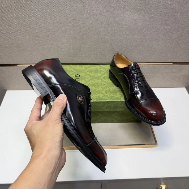 Refined Gxccx Leather Shoes 160232