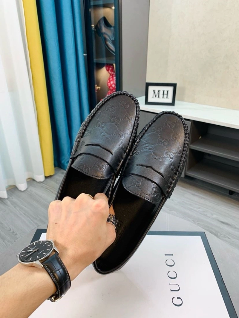 Trendsetting Gxccx Leather Shoes 160195