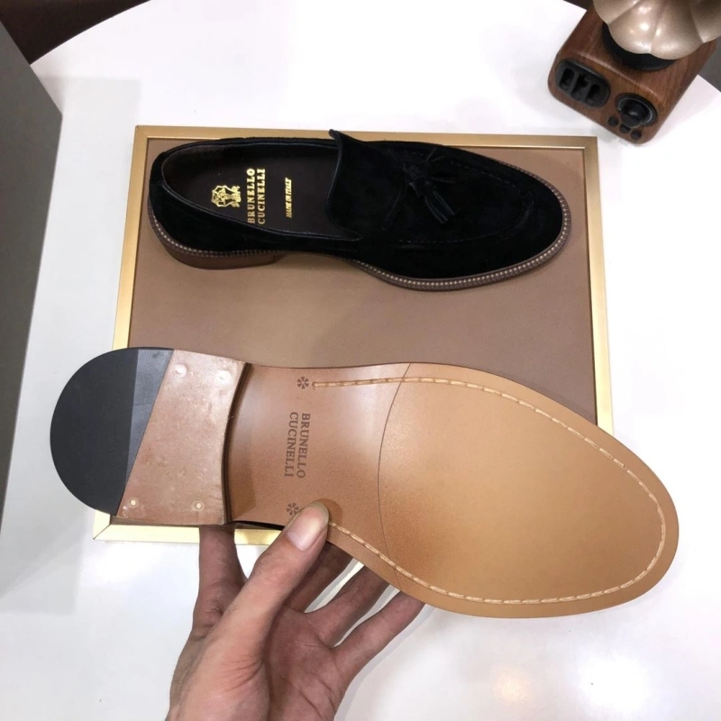 Brxnxllo Cxcxnelli Leather Shoes Durable 113786