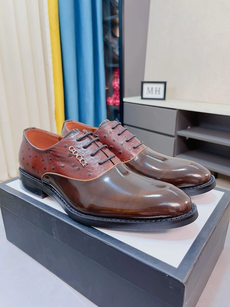Bright Gxccx Leather Shoes 160116