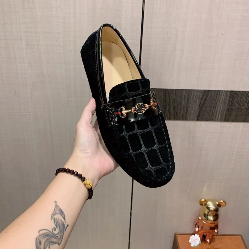 Elegant Gxccx Leather Shoes 160092
