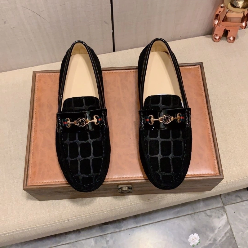 Elegant Gxccx Leather Shoes 160092