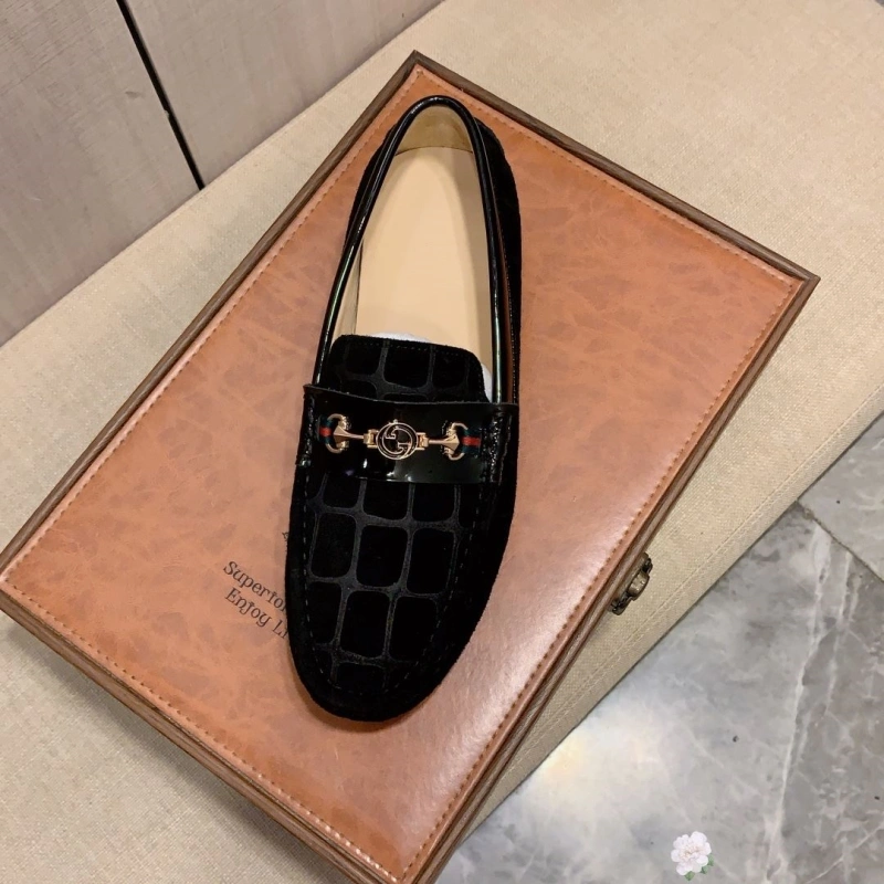 Elegant Gxccx Leather Shoes 160092