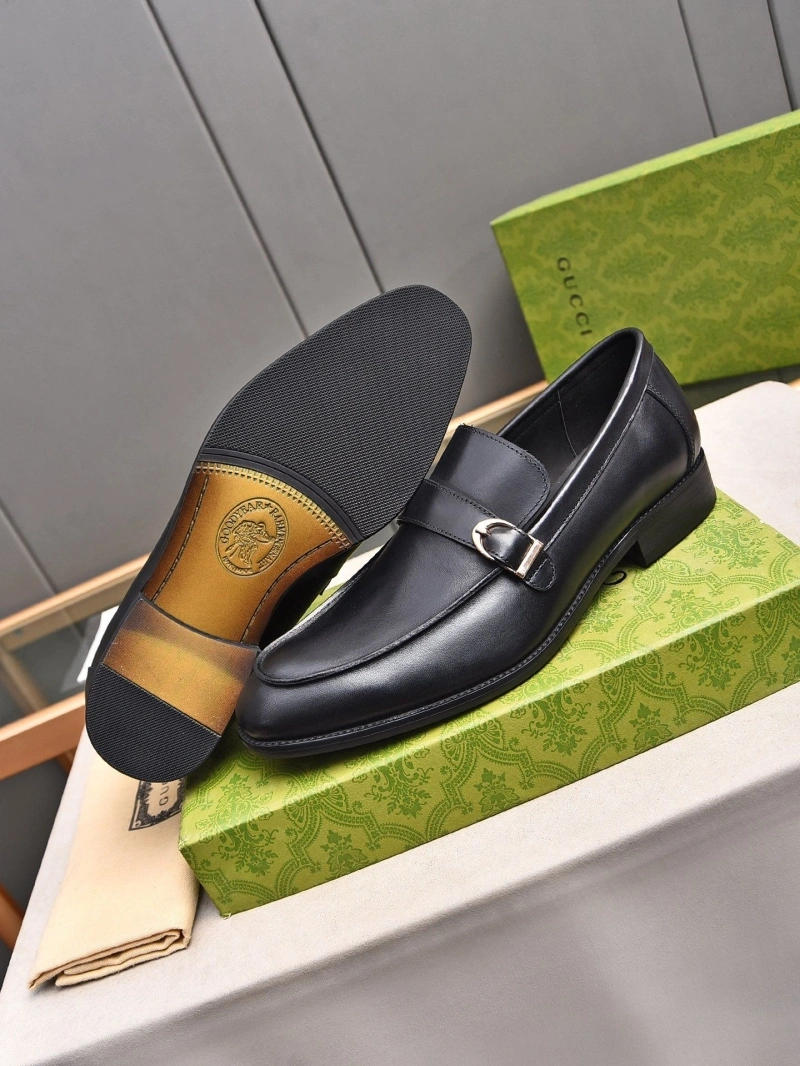 Elegant Gxccx Leather Shoes 160084