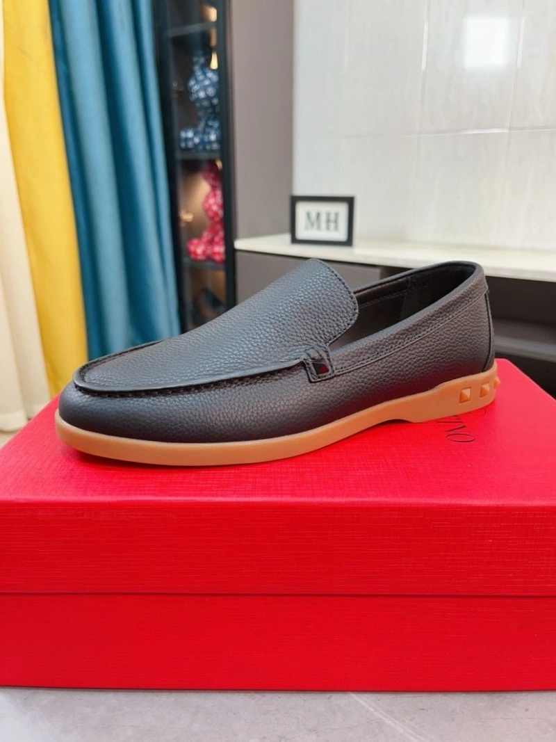Flexible Vxlxntino Leather Shoes 231269