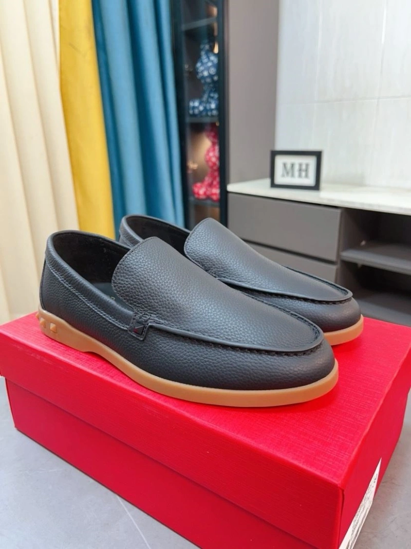 Flexible Vxlxntino Leather Shoes 231269
