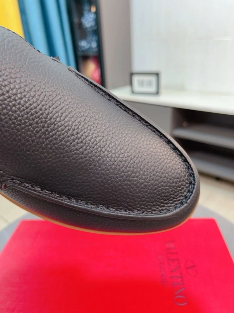 Flexible Vxlxntino Leather Shoes 231269