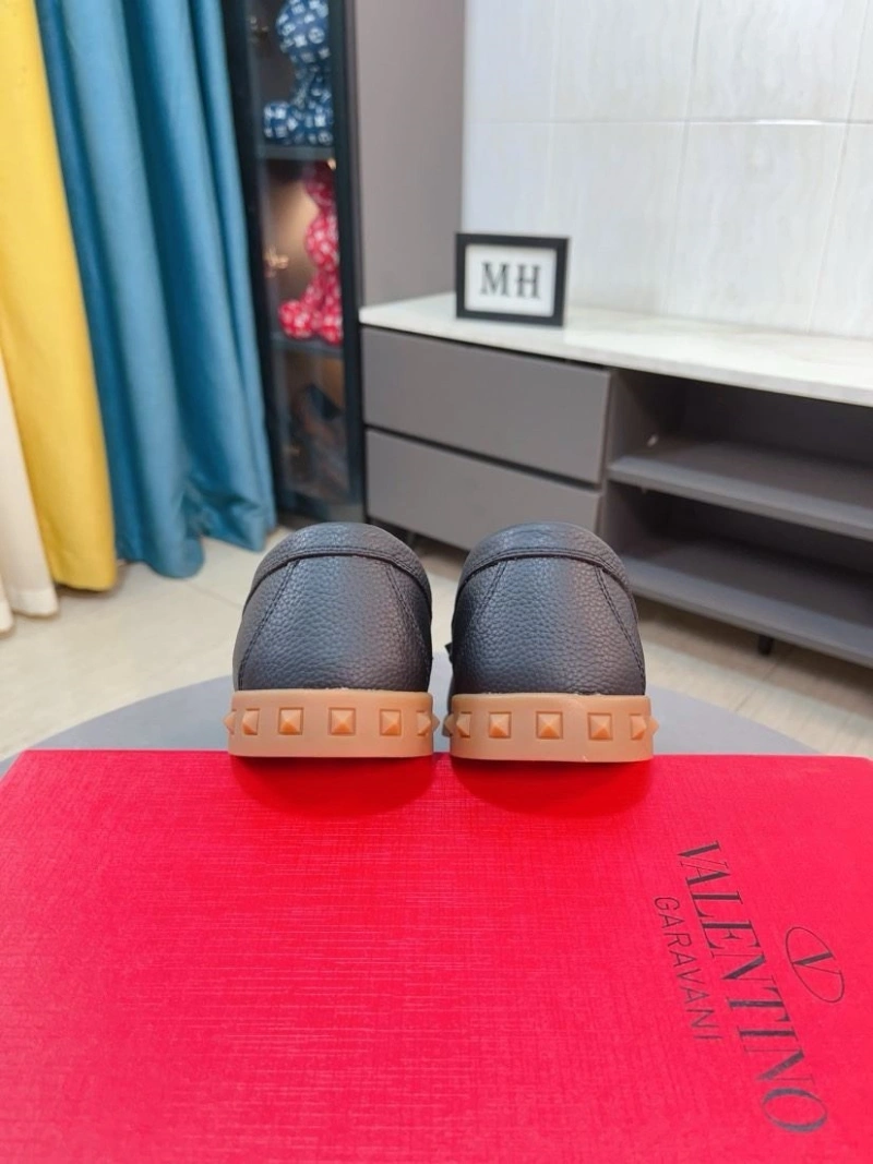 Flexible Vxlxntino Leather Shoes 231269