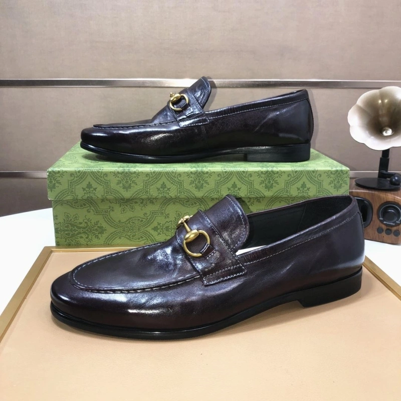 Trendsetting Gxccx Leather Shoes 160059