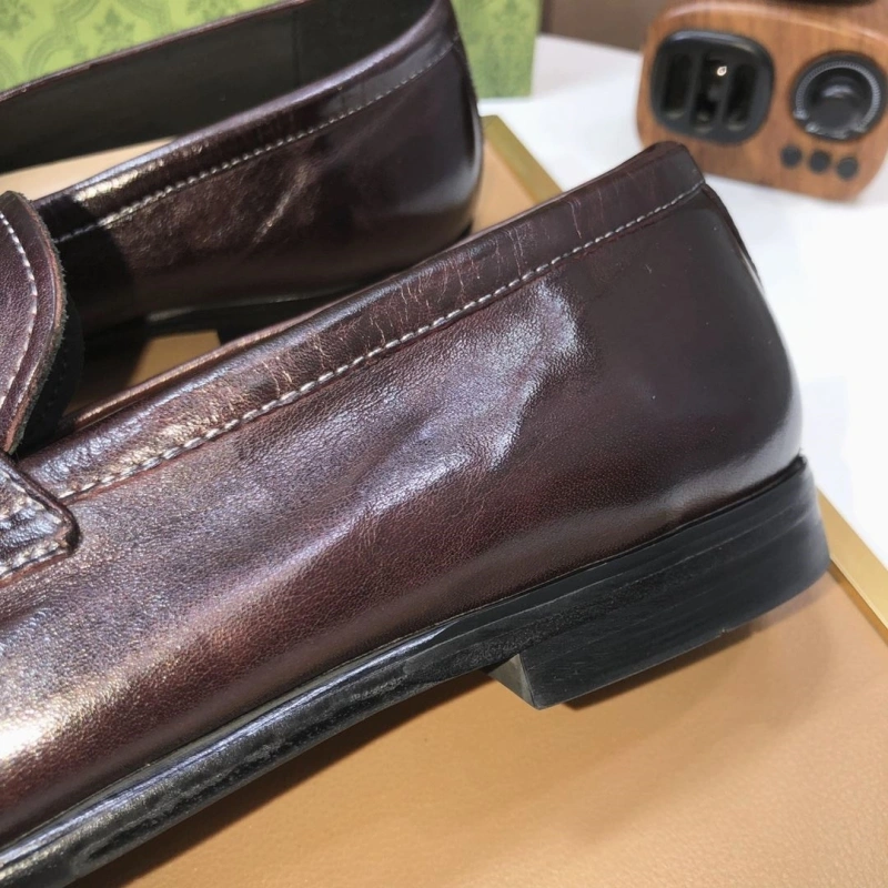 Trendsetting Gxccx Leather Shoes 160059