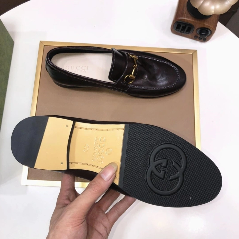 Trendsetting Gxccx Leather Shoes 160059