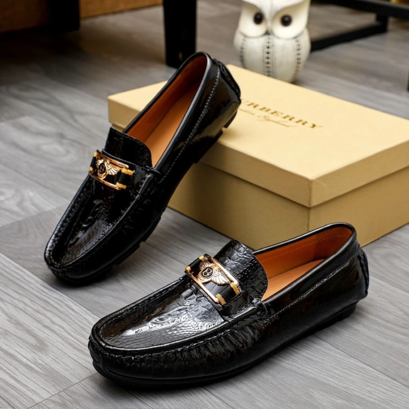 HighQuality Bxrbxrry Leather Shoes 115196