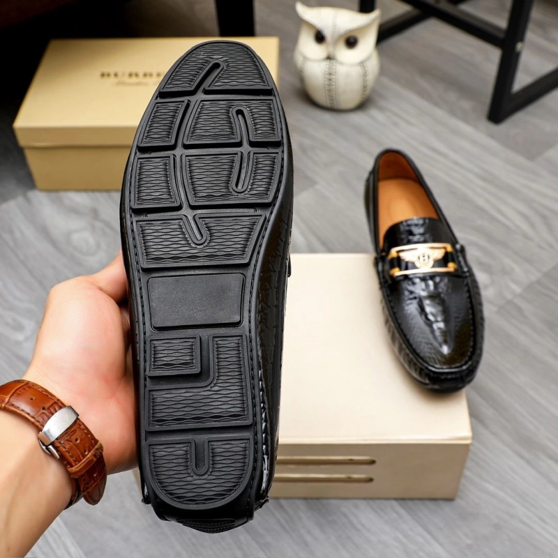 HighQuality Bxrbxrry Leather Shoes 115196