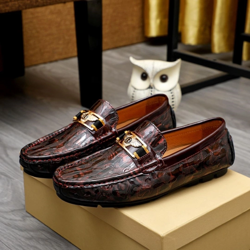 Elegant Bxrbxrry Leather Shoes 115202